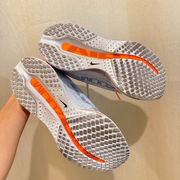 Nike Pegasus Premium Women's Road Running Shoes Grey/Orange/White - Picture 7 of 9